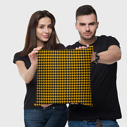Подушка квадратная Off-White: Yellow Fashion, цвет: 3D-принт — фото 2