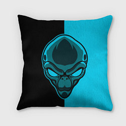 Подушка квадратная Space Alien, цвет: 3D-принт