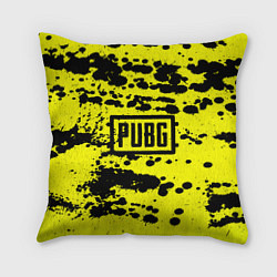 Подушка квадратная PUBG: Yellow Stained