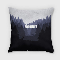 Подушка квадратная Fortnite: Dark Forest, цвет: 3D-принт