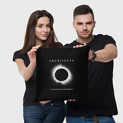 Подушка квадратная Architects: Black Eclipse, цвет: 3D-принт — фото 2