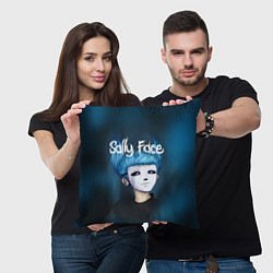 Подушка квадратная Sally Face, цвет: 3D-принт — фото 2