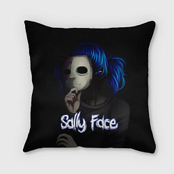 Подушка квадратная Sally Face: Dark Mask, цвет: 3D-принт