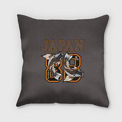 Подушка квадратная Japan 88, цвет: 3D-принт