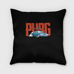 Подушка квадратная PUBG Run, цвет: 3D-принт