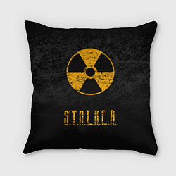 Подушка квадратная STALKER: Radioactive, цвет: 3D-принт