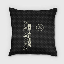 Подушка квадратная Mercedes AMG: Dark Side, цвет: 3D-принт