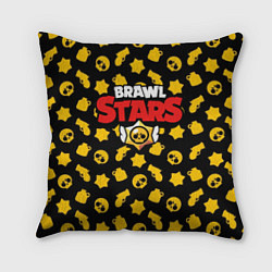 Подушка квадратная Brawl Stars: Yellow Style