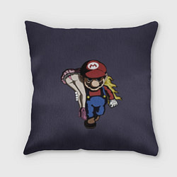 Подушка квадратная Mario Chad, цвет: 3D-принт