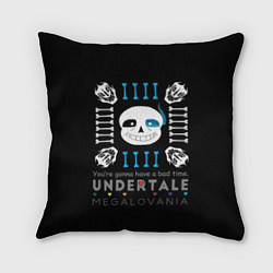 Подушка квадратная Undertale, цвет: 3D-принт