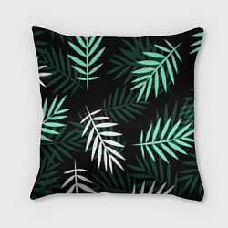 Подушка квадратная Листья пальмы, цвет: 3D-принт