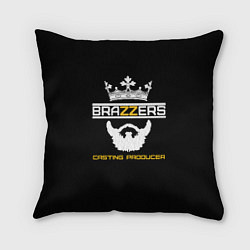 Подушка квадратная Brazzers Casting-producer, цвет: 3D-принт
