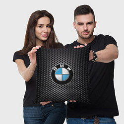 Подушка квадратная BMW РЕДАЧ, цвет: 3D-принт — фото 2