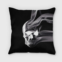 Подушка квадратная Wind - smoky skull, цвет: 3D-принт