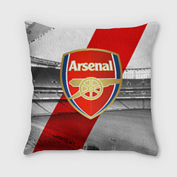 Подушка квадратная Arsenal, цвет: 3D-принт