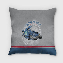 Подушка квадратная Gotham City Motorcycle Club, цвет: 3D-принт