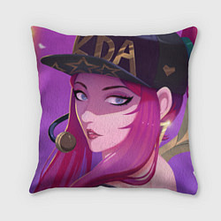 Подушка квадратная League Of Legends Акали, цвет: 3D-принт
