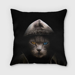 Подушка квадратная Уличный кот, цвет: 3D-принт