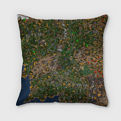 Подушка квадратная Карта в Heroes 3