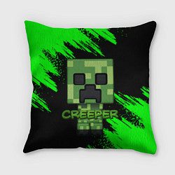 Подушка квадратная MINECRAFT CREEPER, цвет: 3D-принт