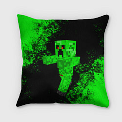 Подушка квадратная MINECRAFT, цвет: 3D-принт
