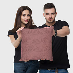 Подушка квадратная Кони, цвет: 3D-принт — фото 2