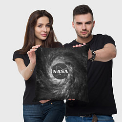 Подушка квадратная NASA, цвет: 3D-принт — фото 2