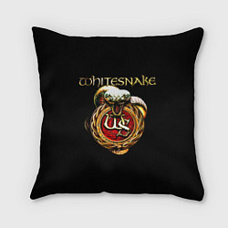 Подушка квадратная Whitesnake, цвет: 3D-принт