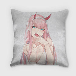 Подушка квадратная Ahegao, цвет: 3D-принт