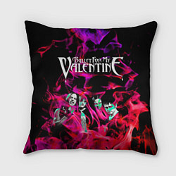 Подушка квадратная Bullet For My Valentine, цвет: 3D-принт