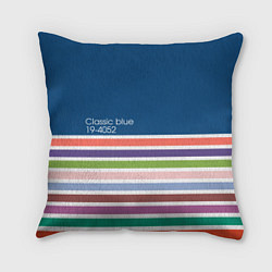 Подушка квадратная Pantone цвет года с 2012 по 2020 гг, цвет: 3D-принт
