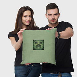 Подушка квадратная Майнкрафт, цвет: 3D-принт — фото 2