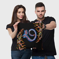 Подушка квадратная Морское чудо, цвет: 3D-принт — фото 2