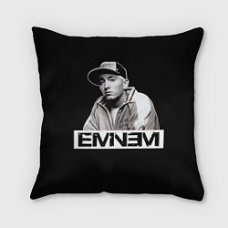 Подушка квадратная Eminem, цвет: 3D-принт