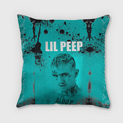 Подушка квадратная Lil Peep, цвет: 3D-принт