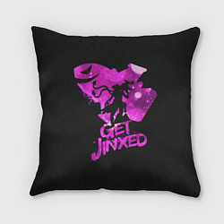 Подушка квадратная Get Jinxed, цвет: 3D-принт