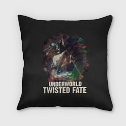 Подушка квадратная Twisted Fate, цвет: 3D-принт