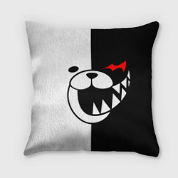 Подушка квадратная MONOKUMA, цвет: 3D-принт