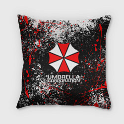 Подушка квадратная UMBRELLA CORP, цвет: 3D-принт