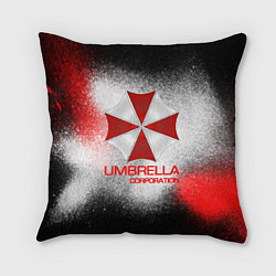 Подушка квадратная UMBRELLA CORP, цвет: 3D-принт