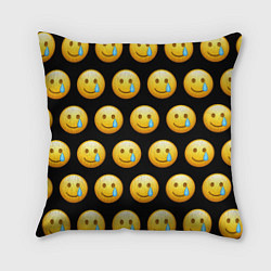 Подушка квадратная New Emoji, цвет: 3D-принт