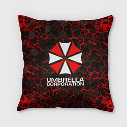 Подушка квадратная UMBRELLA CORPORATION, цвет: 3D-принт