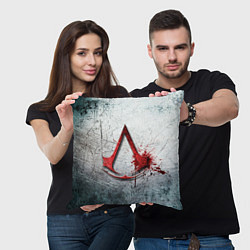 Подушка квадратная Assassins Creed, цвет: 3D-принт — фото 2