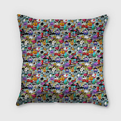 Подушка квадратная Stickerboom, цвет: 3D-принт