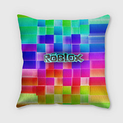 Подушка квадратная Роблокс, цвет: 3D-принт
