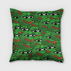 Подушка квадратная Pepe The Frog, цвет: 3D-принт