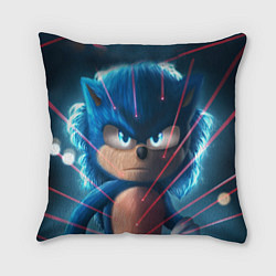 Подушка квадратная SONIC, цвет: 3D-принт