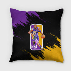 Подушка квадратная LA LAKERS KOBE BRYANT, цвет: 3D-принт