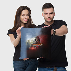 Подушка квадратная The Division 2, цвет: 3D-принт — фото 2