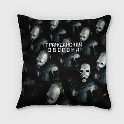 Подушка квадратная Гражданская оборона, цвет: 3D-принт
